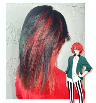 カラー GARU-ガル-所属・TSUNO🦖 派手髪/オタク美容師のヘアスタイル