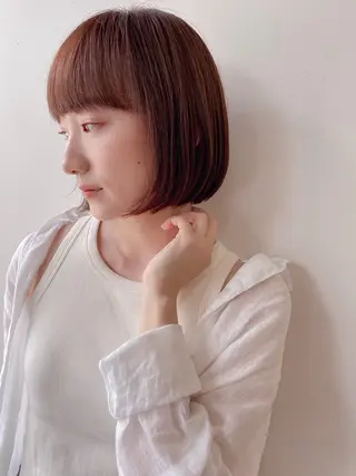 ショート ボブ/ミディアム 親しみやすさ/さくらのヘアスタイル