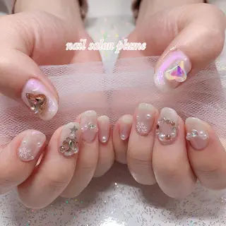 ミディアム ネイル plume nail ☆韓国ネイルのネイルデザイン