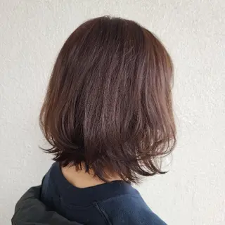 ミディアム カラー Hazumi Ayanoのヘアスタイル