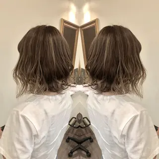 ミディアム カラー Hair make VERDA所属・宮下 耕平のヘアスタイル