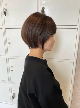 ショート カラー 鶴岡で縮毛矯正なら お任せ！ハヤシナオミのヘアスタイル