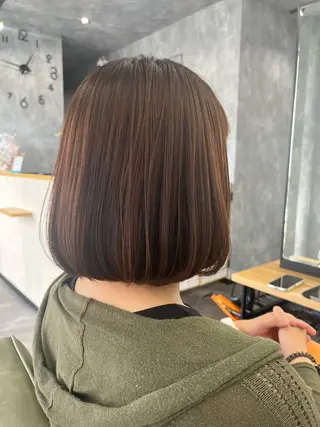 ミディアム カラー 〜tie.hairsalon所属・〜tiehair 小幡のヘアスタイル