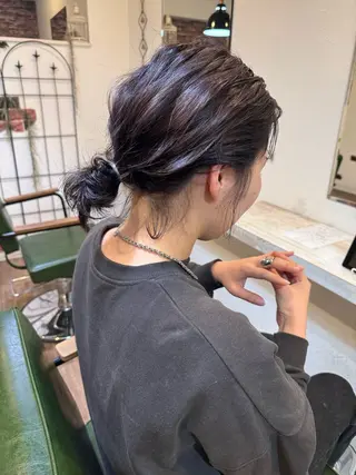 ショート カラー ヘアアレンジ m ā l o.🌷 サカモトマイコのヘアスタイル