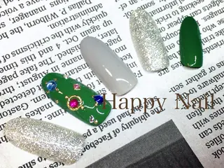 ショート ミディアム セミロング ロング ネイル Happy Nailのネイルデザイン