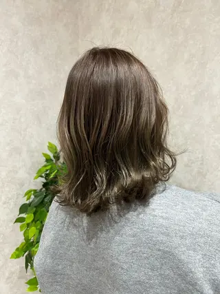 ミディアム カラー 💙まこと💙艶 カラー(Rico)のヘアスタイル