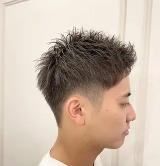 ショート メンズパーマ 特化中澤のヘアスタイル