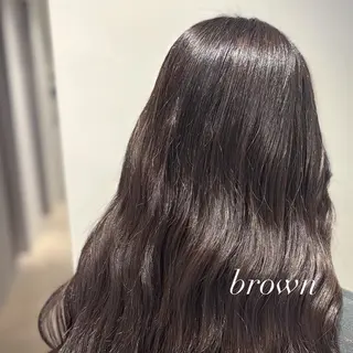 ロング カラー 髪質改善カラー ブラウン🤎YUMEのヘアスタイル