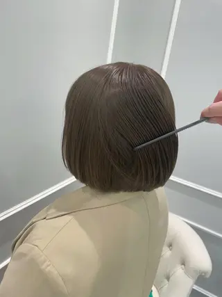 ショート カラー 🩶赤み消しカラー 🐈‍⬛荻野美思🐾のヘアスタイル