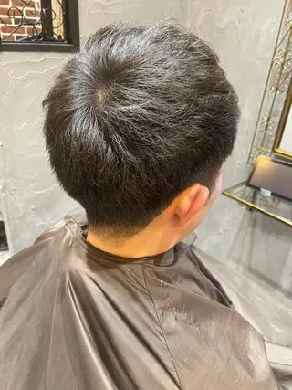 ショート メンズ SHANTi 飯塚 ヘアセット/髪質改善のヘアスタイル