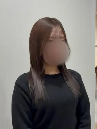 セミロング 柴田　真衣 .のヘアスタイル