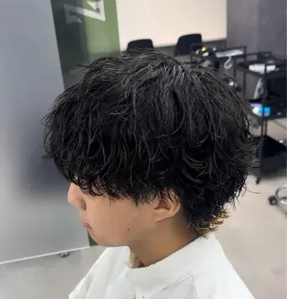 パーマ メンズ REGNO by GLANZ所属・上猶 大颯のヘアスタイル