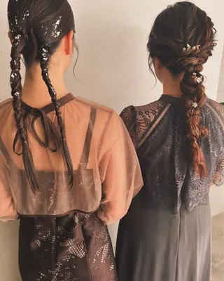 ロング Delight ヘアメイク着付けのヘアスタイル