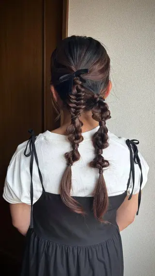 ヘアアレンジ mata-L23 かのんのヘアスタイル