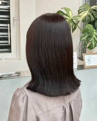 ミディアム カラー 澤 佑華 🎀 透明感カラーのヘアスタイル