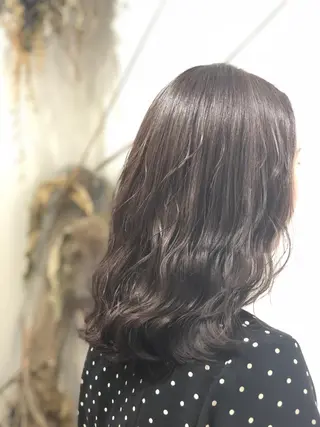 セミロング カラー 🦋美髪／エクステ 🦋アベイクミのヘアスタイル