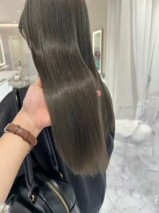 ロング カラー ParveMix🍀 藤原愛未のヘアスタイル