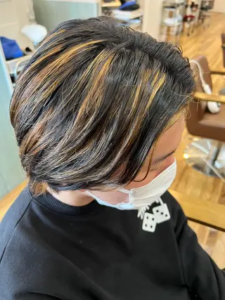 ミディアム カラー 🐰ハイトーンカラー 畠山　渡🐰のヘアスタイル