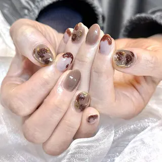 ネイル 🍑長さだし ワンホン💅モモコのネイルデザイン