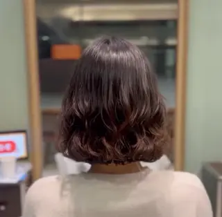 ミディアム パーマ 銀座🌿ヘア アレンジ🌿さやかのヘアスタイル