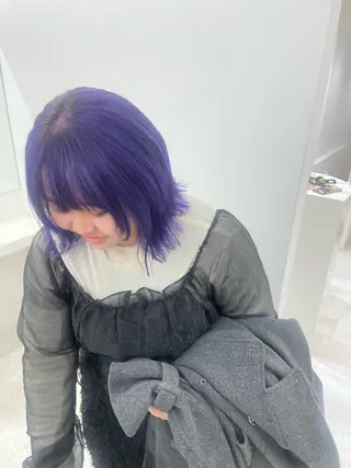 ミディアム カラー 声優オタク美容師🎀 𝑹𝑰𝑵𝑶𝑵のヘアスタイル