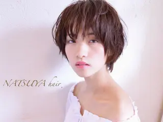 ショート カラー パーマ 小顔ショート✁ ⁂Yukari⁂のヘアスタイル