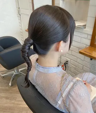 ヘアアレンジ 🌟アレンジが似合う カラー🌟Rumiのヘアスタイル
