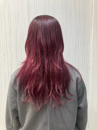 ロング カラー 永倉 はるかのヘアスタイル