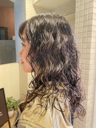セミロング カラー Toiro 横浜所属・🎀レイヤー/パーマ カラー/ai🎀のヘアスタイル