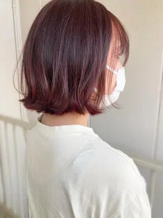 ミディアム roka ノゾミのヘアスタイル