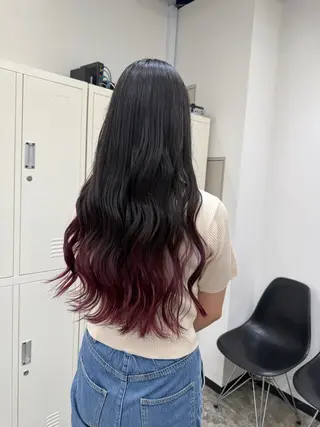 ロング カラー 🩷hair salon dot. tokyo color 🩷所属・hao 🎀🫧のヘアスタイル