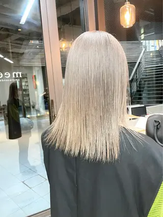 ミディアム カラー mee.表参道所属・ボブ/ショート /パーマ/shinのヘアスタイル