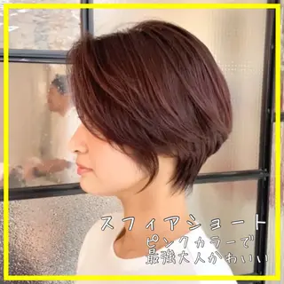 ショート カラー 平田 健一のヘアスタイル