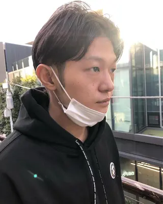 ヘアアレンジ メンズ ainico+所属・メンズ特化✂️栗原 侑也のヘアスタイル