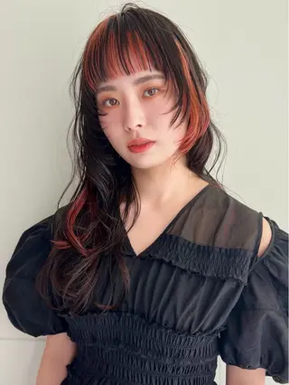 ロング カラー レイヤーカット/暖色 カラー/mao🎀のヘアスタイル