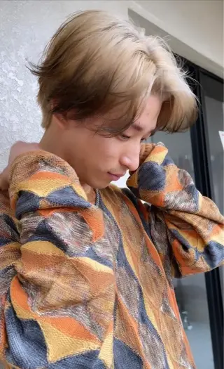 ショート カラー メンズ PALAN K-Beauty SHINJUKU所属・“ミニモ最高評価獲得 “代表"Kohei"のヘアスタイル