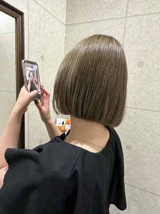 ショート ANNDER所属・遠藤惟斗/自由が丘/ 透明感カラー/パーマのヘアスタイル