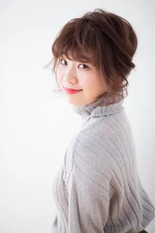 ショート ヘアアレンジ 高橋恵🌈生え癖改善 ウルフ/レイヤーのヘアスタイル