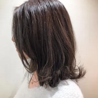 ミディアム ニュアンスカラー🫧 加納のヘアスタイル