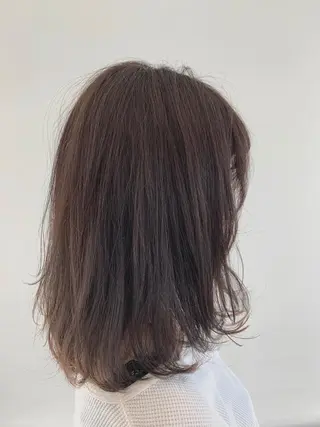 セミロング カラー パーマ ヘアアレンジ 加藤 綾華のヘアスタイル