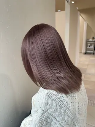 カラー 【暖色ハイトーン】 HARUNA🌼のヘアスタイル
