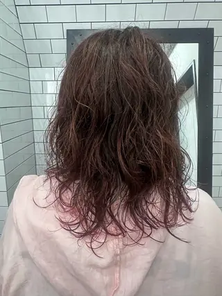 セミロング カラー 妙見 知洋のヘアスタイル