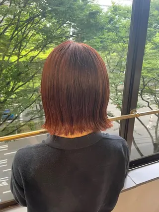 カラー Mimi🎀 ブリーチなしＷカラーのヘアスタイル