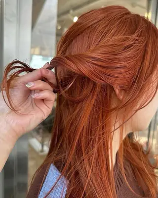 カラー ひな‪‪︎/暖色 柔color🫧のヘアスタイル