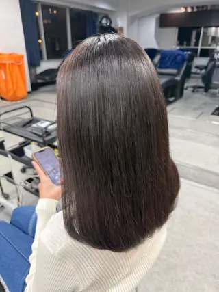 ミディアム カラー レイヤー/透明感カラ ー/髪質改善/maoのヘアスタイル