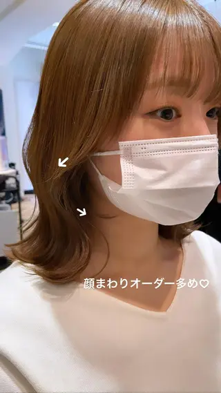 ミディアム 💖レイヤー×美髪 💖momoのヘアスタイル