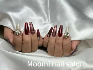 ロング moomi nailのネイルデザイン