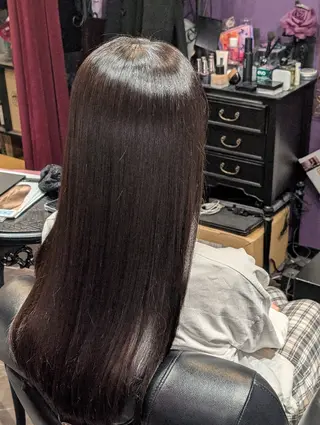 ロング 渡辺 康行のヘアスタイル