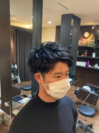 パーマ メンズ パーマが得意な【最高 悠斗】のヘアスタイル