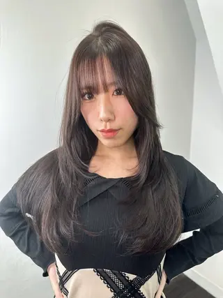 ロング カラー ワンホンヘア ケラチン/Kaitoのヘアスタイル